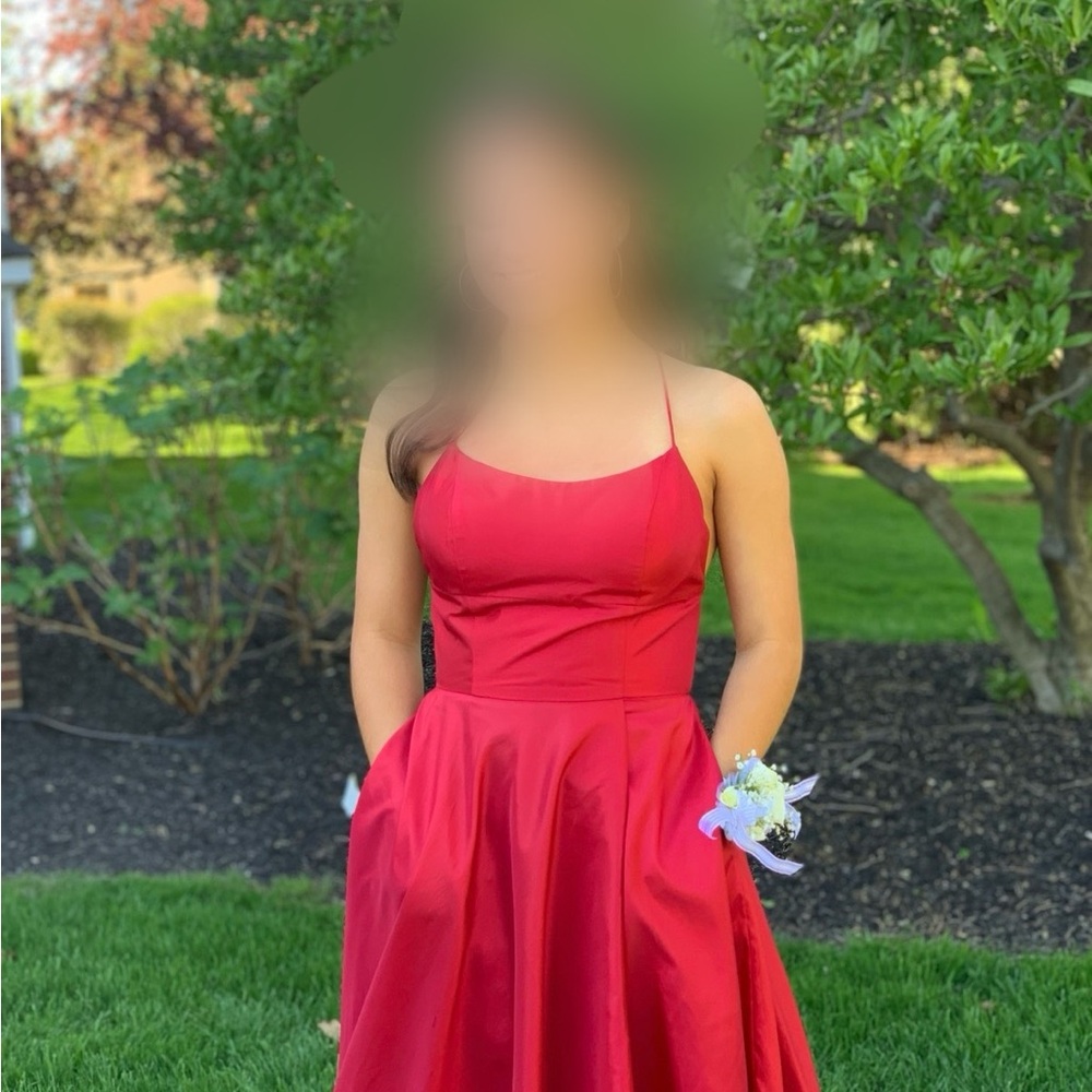 Sherri Hill Vibrant Red Gown